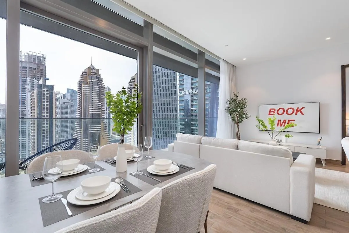 Stylish 2Br Escape For 6 In The Heart Of Dubai Marina Apartment