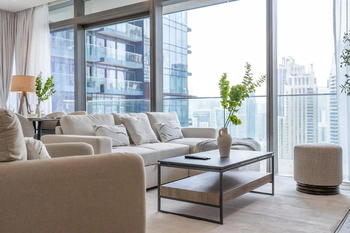 Apartament Stylish 2Br Escape For 6 In The Heart Of Dubai Marina